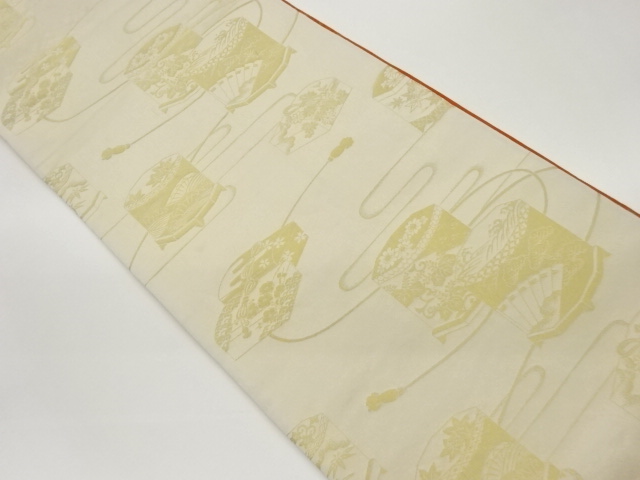 JAPANESE FUKURO OBI / REVERSIBLE / WOVEN BUCKET